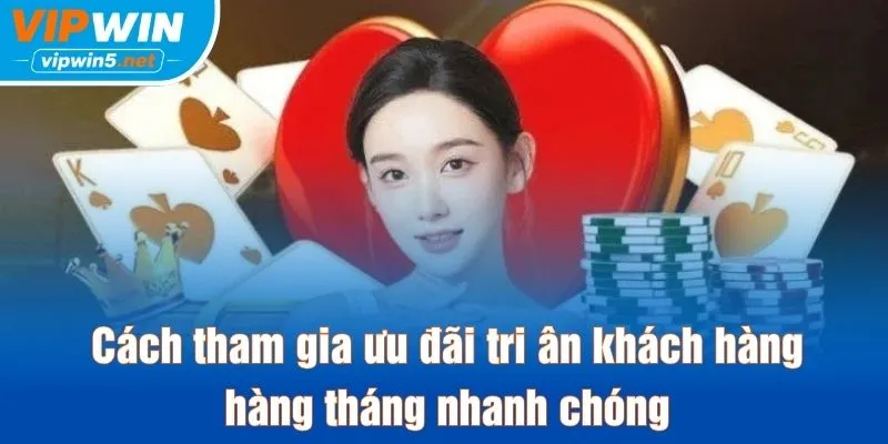 Cách tham gia ưu đãi tri ân khách hàng hàng tháng nhanh chóng