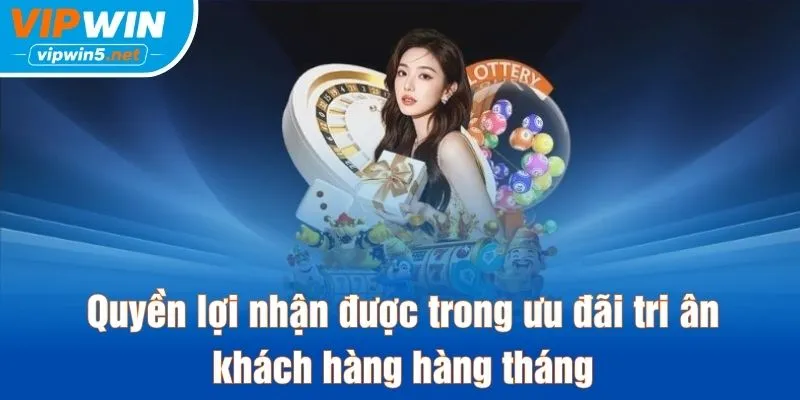 Quyền lợi nhận được trong ưu đãi tri ân khách hàng hàng tháng