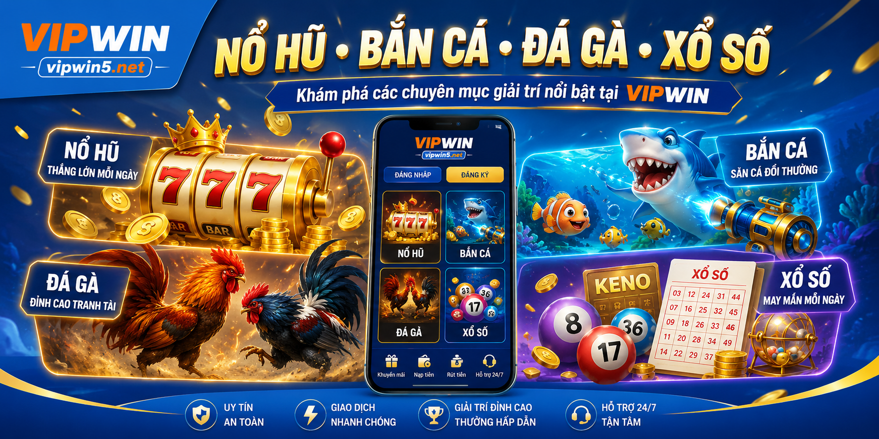Tổng hợp các chuyên mục nổi bật tại VIPWIN