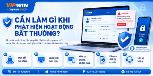 Thành viên cần làm gì khi phát hiện hoạt động bất thường 